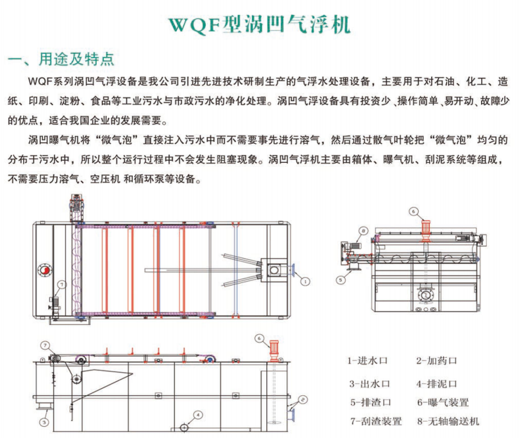 WQF型渦凹氣浮機